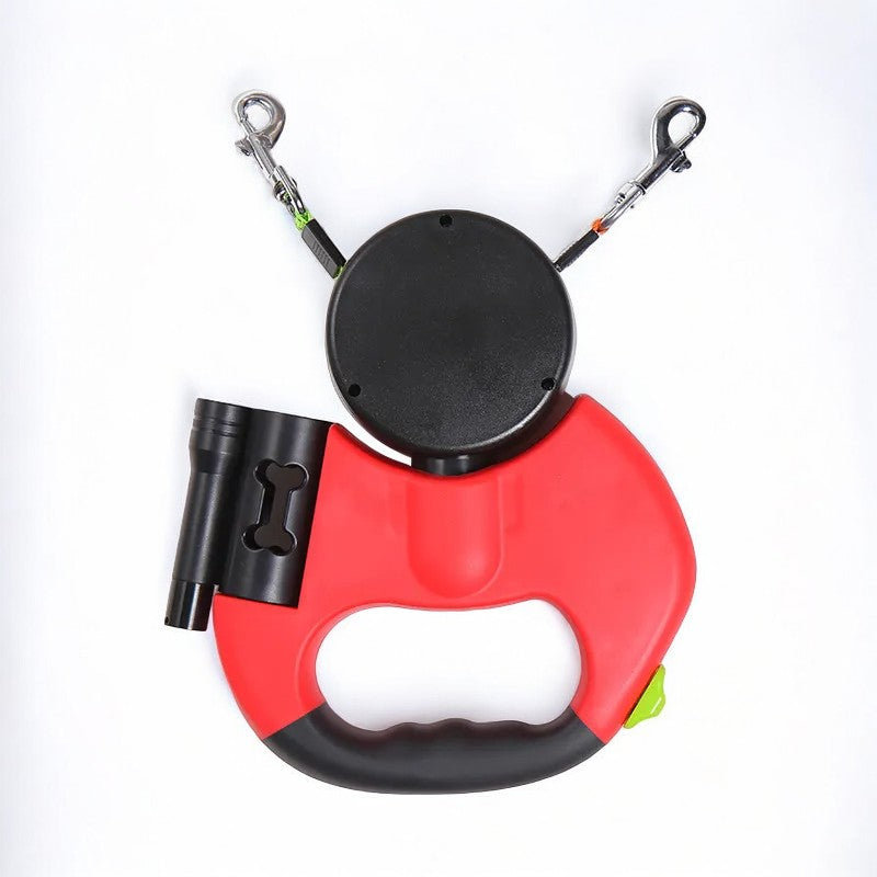 Solvee TwinStep™ - Double Duty Retractable Leash