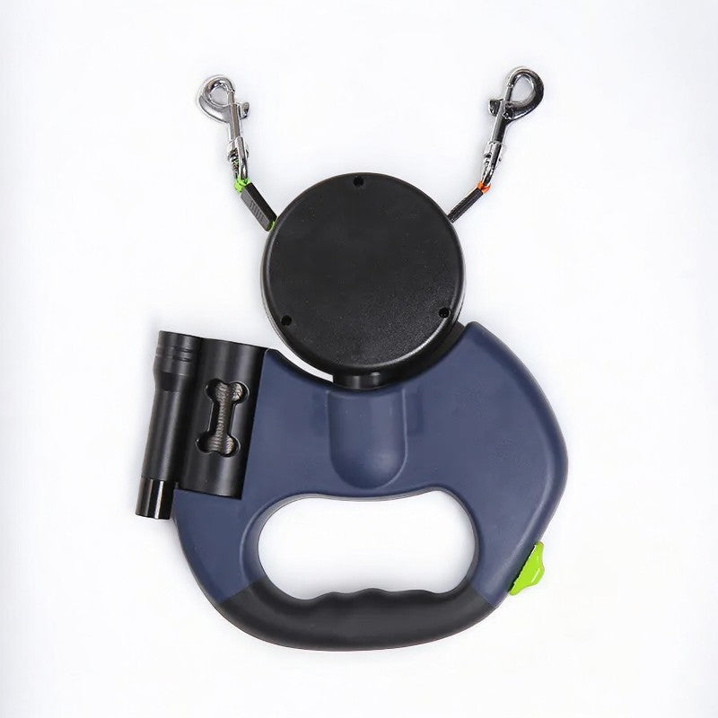 Solvee TwinStep™ - Double Duty Retractable Leash
