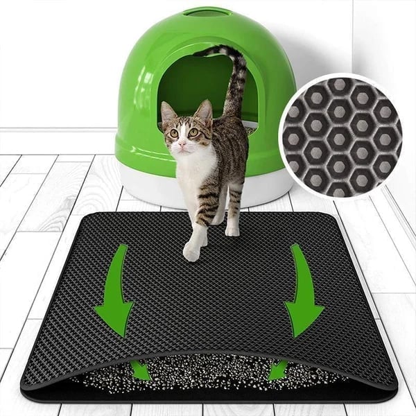 Solvee PurrMat™- No More Cat Litter In The House